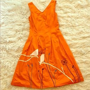 Charming embroidered summer dress